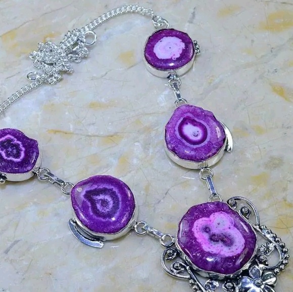 Handcrafted SOLAR QUARTZ NECKLACE - Picture 1 of 4